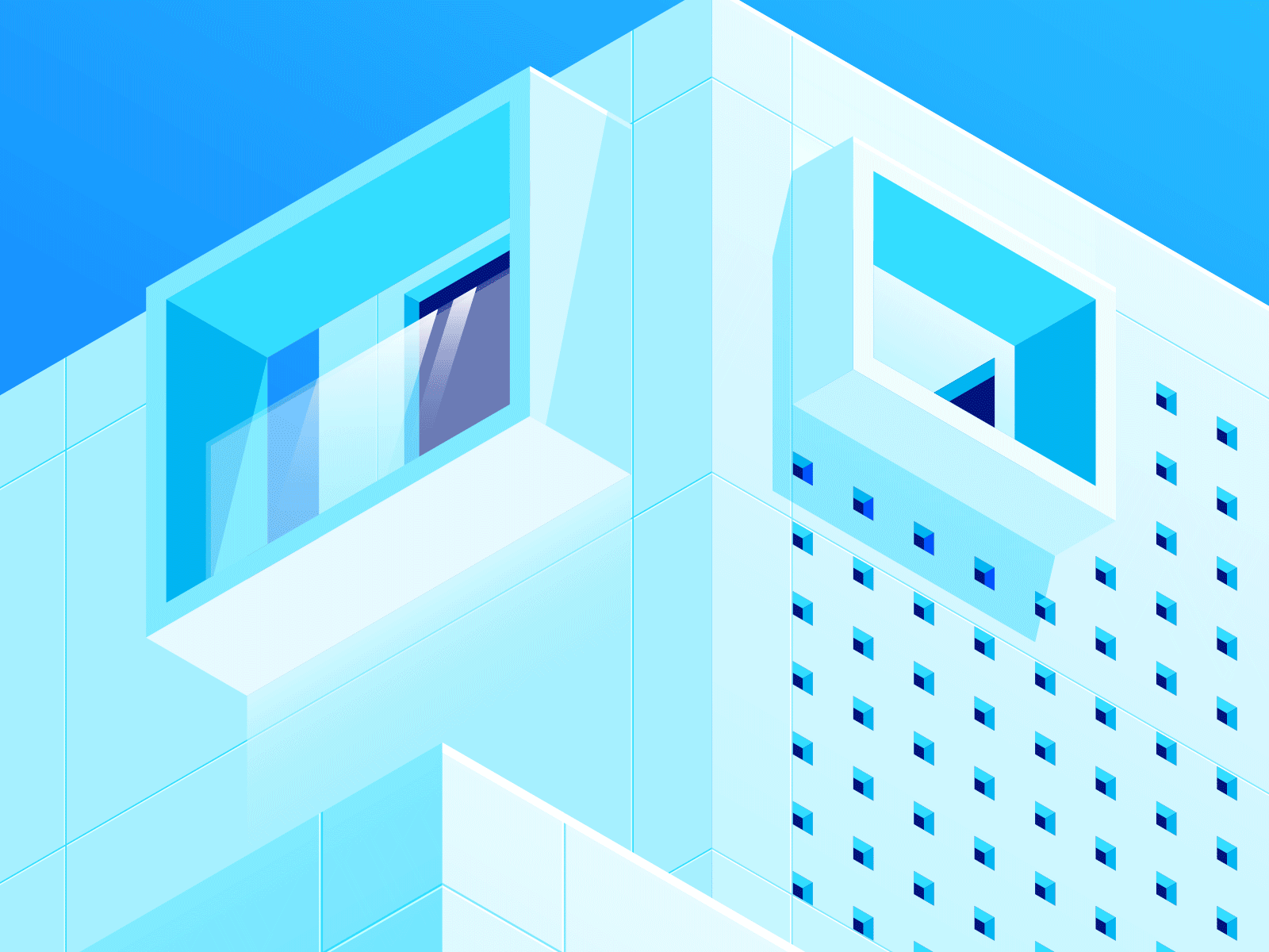 Spencer House - Details architecture day extraordinary gradient homes illustration illustrator isometric modernism most netflix night sarasota stroke travel vector worlds