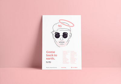 Mac Poster boone illustration illustrator mac miller poster typogaphy