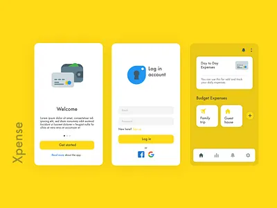 Expence tracker Mobile application android android app design android studio app application branding concept design flat illustration interface ios mobile app design mobile ui ui ui ux ux vector