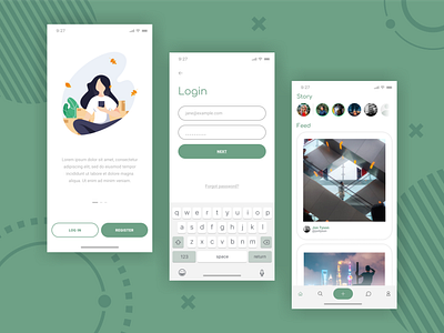 Social Media Apps Design advertising advertisment apps appsdesign brand agency brand design brand identity branding design figma illustration ui ui ux uidesign uidesignchallenge uiux