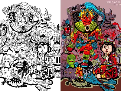 鬼神童子Ghost and his servent