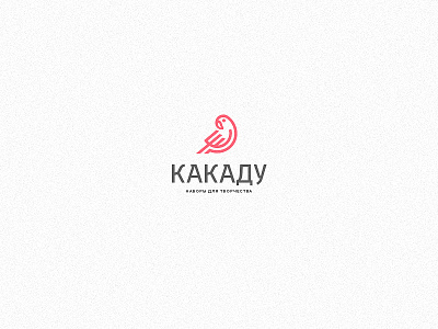 Cockatoo #2 brending design kakadu logo popugay ptitsa strict