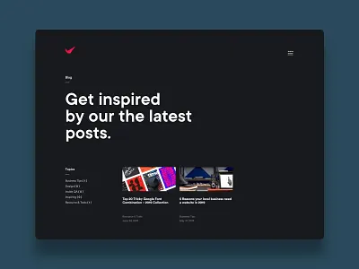 QuadAngles Blog blog design concept design ui ui design ux ux design web web design website wordpress