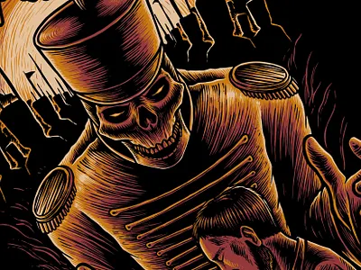 SKULL PARADE animation artwork black branding design digital illustration digital illustrator digitalart drawing illustration skull