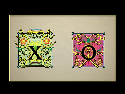 Storybook of Franklinford - Drop Cap Initials decorative design dropcap font historic initials lettering old fashioned story storybook typography vintage web