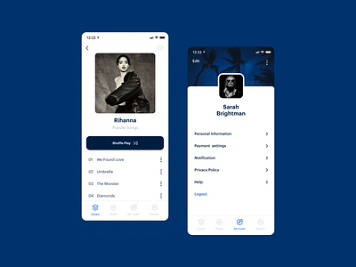 Music player app ios music player ui ux