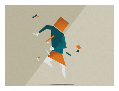 Abstract sporter sport