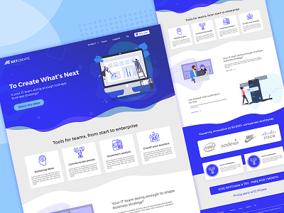 NXTcreate Website Layout branding design design landing page ui uidesign vector web web layout webdesign