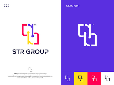 STR Group - Logo Design Branding brand branding identity branding branding agency branding design branding style guide business clever smart modern design graphic design designer group logo hello dribbble icon icons symbol illustration logo design mark logomark brandmark minimalist logo s logo technology vector