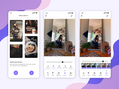 Edit photo APP adjust app edit filter