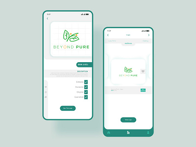 Mobile App - logo shop app branding graphicdesign logo logodesign logos minimalist mobile app mobile ui ui ux wellness