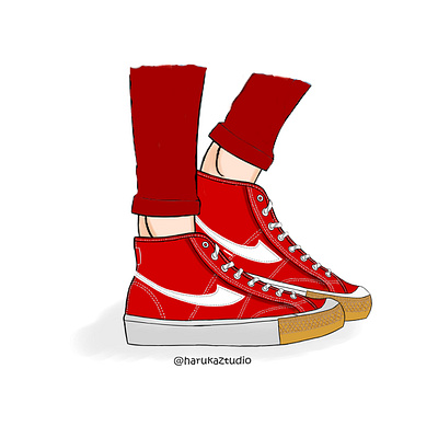 compas red white Sneakers balenciaga branding converse design illustration pop art shoe shoes sketch sneaker sneakerhead sneakers vector