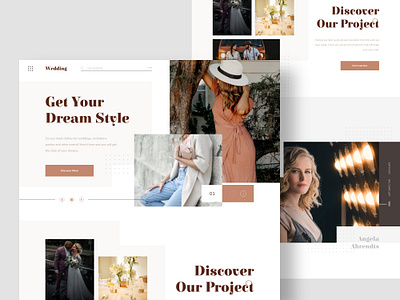 Event Organizer Full clean design fashion header layout luxury minimalist simple ui ux