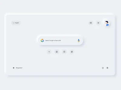 Google Search Page Redesign Concept 2.0 brand branding concept concept design dribble google google search icons ligt minimal neumorphic neumorphism outline outline icons page redesign ui ui design ux ux design