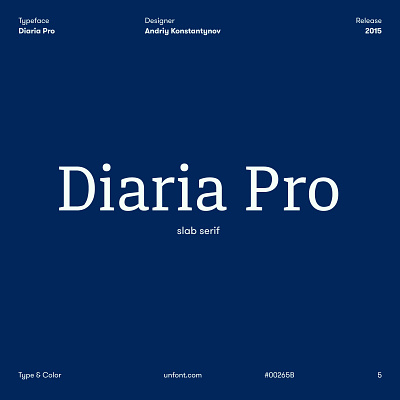 Diaria Pro art brand branding clean design diaria font fonts graphic design identity illustration lettering logo minimal typography ui unfont ux web website