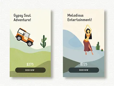 Desert Festival Activity Concept activities activity activity concept actvityapp android app app design booking design dubai illustration los angeles mobile mobile ui sand sandfestival ui uidesign wvelabs