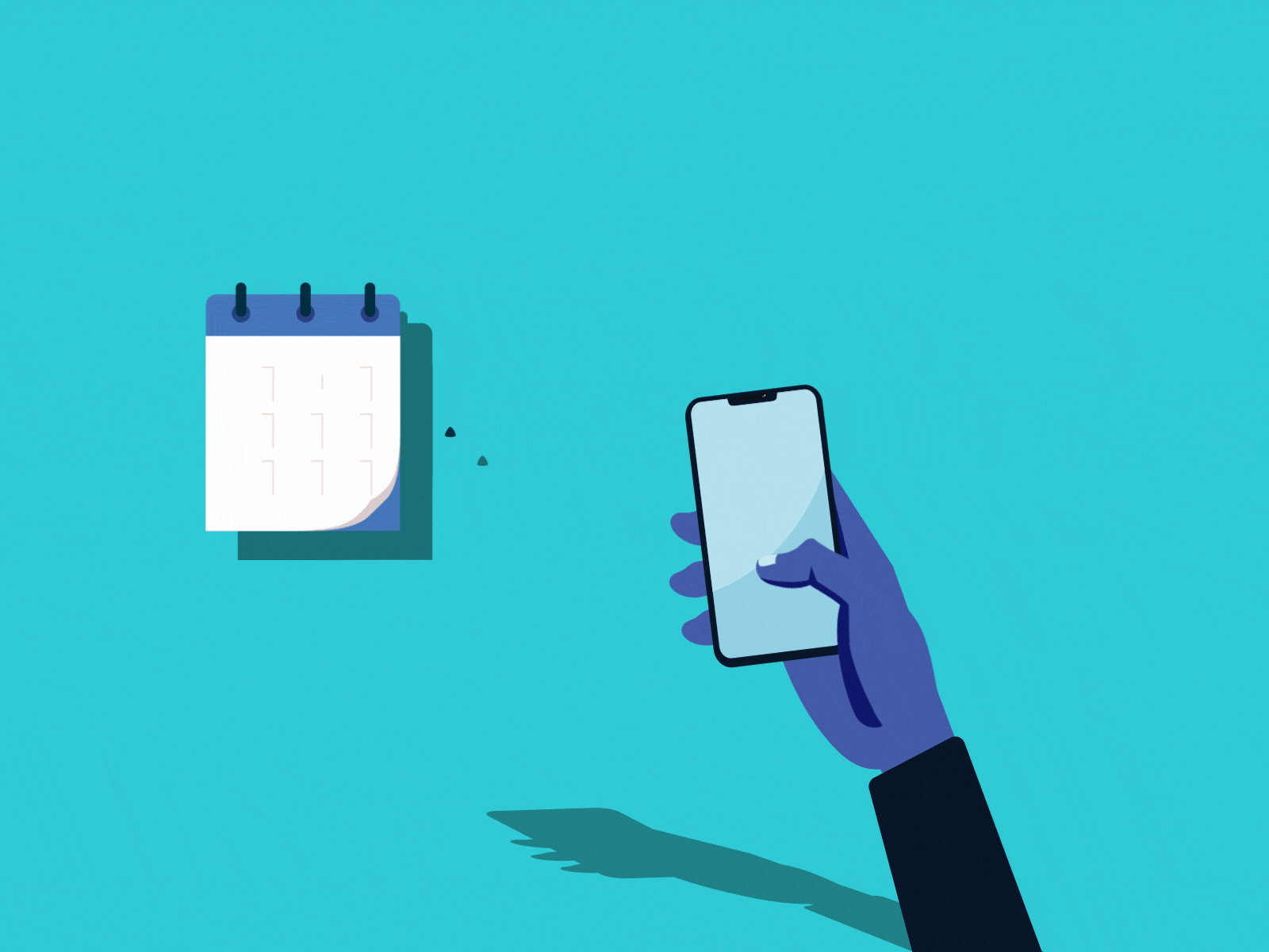 mobile aftereffects hand mobile motion vector