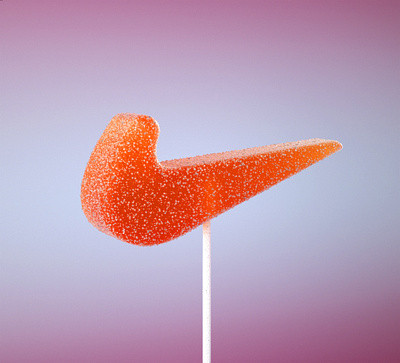 Nike Candy 3d c4d candy cgi cinema4d design lolipop nike octane otoy sugar swoosh