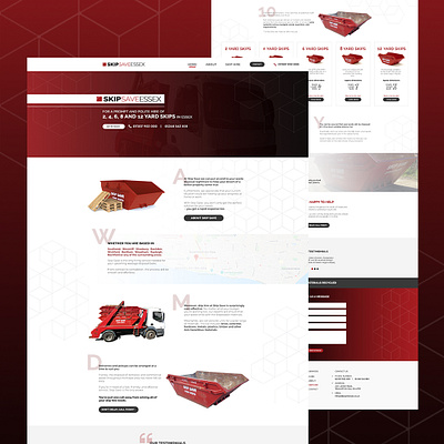 Skip Save Essex essex marketing photoshop skips web design website