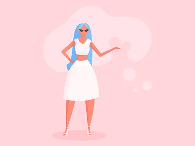 Girl in the smoke adobe illustrator blue hair cigarette flat flat character flat illustration girl girl illustration illustration smoke vector vector illustration woman women