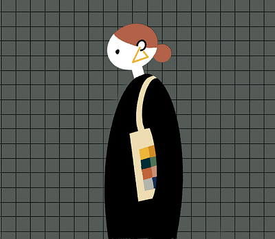 Grid Bag | flat illustration flatillustration illustration procreate