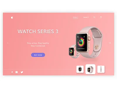 Apple smart watch website design adobexd android design appdesign apple watch design designstudio minimal uidesign uidesigner uiux ux webdesign website design