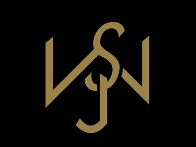 SWJ Wallet Monogram logo clean logo logotype monogram