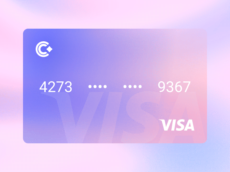 Digital card animations app c4d card cinema4d digital gif glitch glow gradient mobile pay payment ui wave