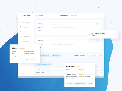 Next On Cryptocurrency Exchange App android app design application bitcoin blockchain brand identity cryptocurrency dashboard desktop exchange interaction design interface ios app design landing page masternode mobile user experience design user interface design wallet web website