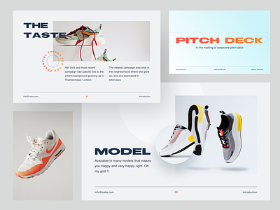 Presentation - Product Selling clean google slides keynote layout minimalist pitch deck pitching power point presentation product sell selling shoes slide typography ui ux