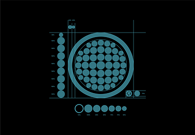 The DNT logo grid branding corporate identity design flat grid grid layout icon illustration logo logo design logo grid logo mark proportions technical technical drawing vector visual identity