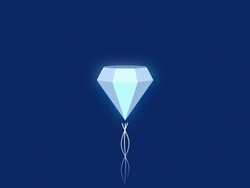 The Update ae aftereffects animation c4d diamond firefly flat flying diamond gif gif art illustration