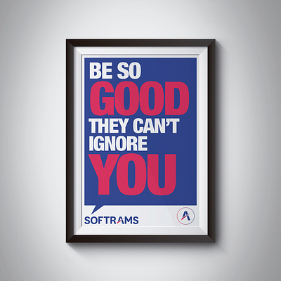 Softrams Motivational Poster design