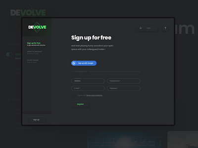 dayliUI - 001 - signup form dayliui form neumorphism signin signup ui ux webdesign