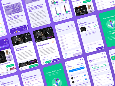 Elenas Social Selling App (v2.0) design system ecommerce react native ui ux