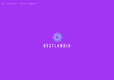 Bestlandia logo badge branding custom design galaxy icon label logo logotype mark typography universe