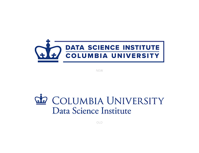 The Data Science Institute at Columbia University academia branding columbia data science illustrator institute logo rebrandng redesign university