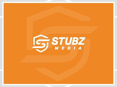 Stubz Media Branding badge logo company branding company logo iowa media media branding media logo s logo shield shield logo