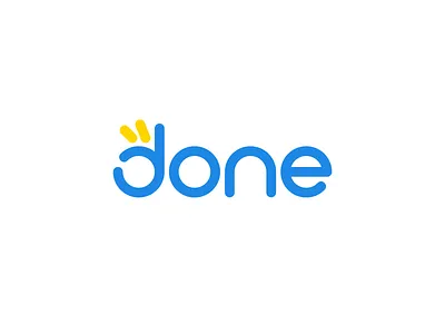 done checkmark concept done fingers flat minimal ok