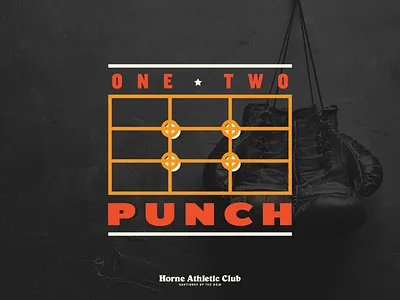 Rule of Thirds — One Two Punch boxing brand logo rule type typography wordmark
