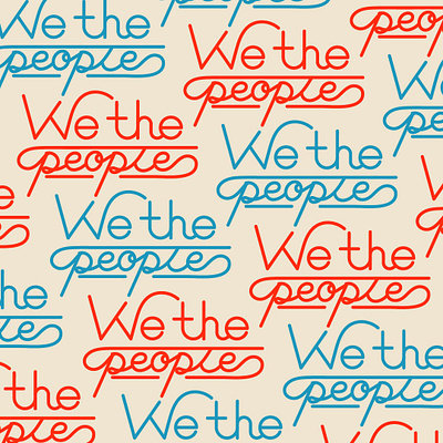 We the People lettering lettering art lettering fonts