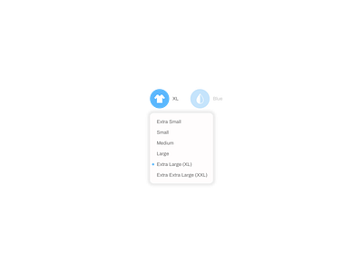 Dropdown (Daily Challenge #27) dailyui