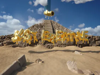 Just Breathe 3dart after effects c4d cgi cinema 4d cinema4d digitalart octane render substance painter