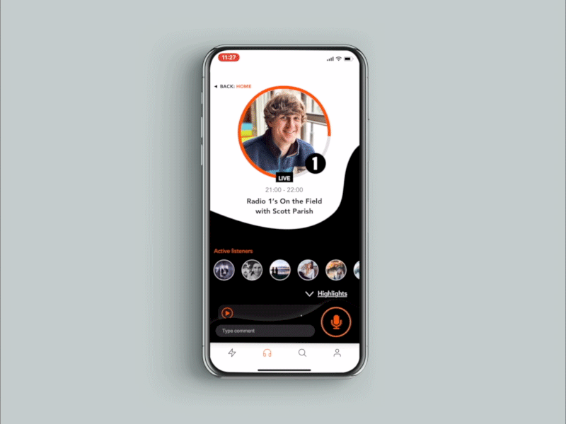 BBC Vibe app branding design interaction design ui ui design ux