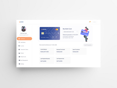 Access Bank Web Interface Concept bank banking dailui dailyui dash dashboad dashboard dashboard design dashboard ui design ebanking finance finance app financial fintech interface ui ux uxui web