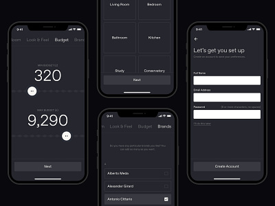 OTTO Onboarding app design ios product ui ux