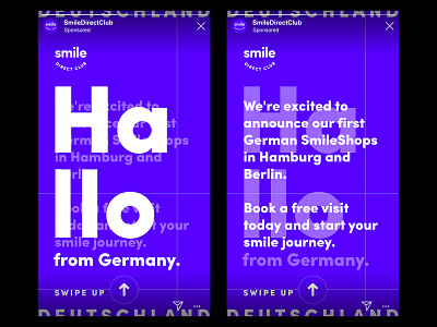 German Social Story Concept germany instagram stories social social media design story