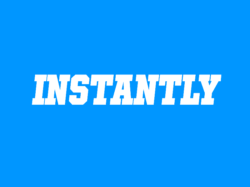 Instant Custom Sports Font by sportsfonts on Dribbble