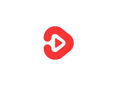 Play stream logo. Media logotype. (For sale) blogger broadcast button chanel design gaming icon logo logotype media minimal modern music play shape simple stream triangle video youtube