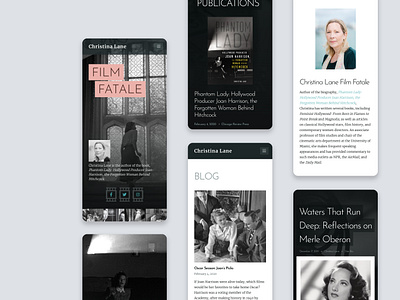 Christina Lane website (mobile) author responsive responsive design responsive web design web website website design wordpress wordpress development wordpress theme